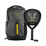 Pala de Pádel VOLT 1000 v4 y Mochila VOLT XL Gris