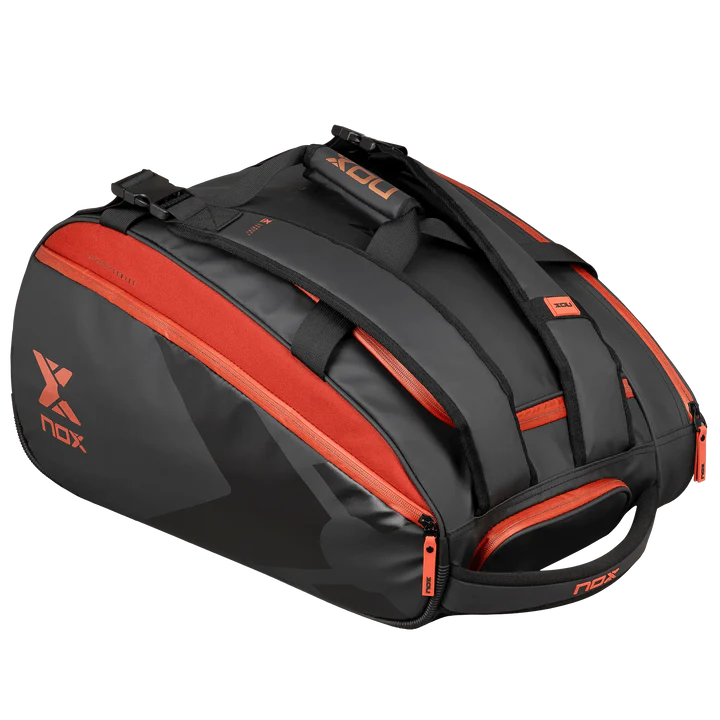 NOX Luxury Open Series Padel Bag Black/Red