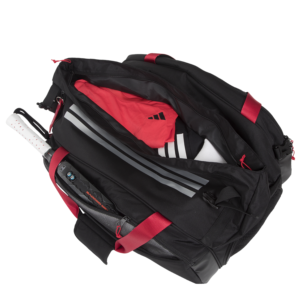 ADIDAS Multigame Black/Red 3.4 Racket Bag - Ale Galán