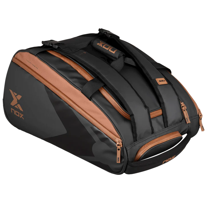 NOX Luxury Open Series Padel Bag Black/Brown