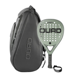 Raquete de Padel QUAD Shark e Saco de Raquete de Padel Cinzento