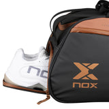 Bolsa de Pádel NOX Luxury Open Series Negro/Marrón